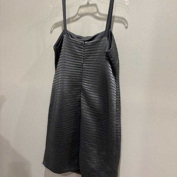 R&M Richards Gun Metal Gray, spaghetti-straps, Short Party/Cocktail Dress sz 16P - Picture 8 of 8